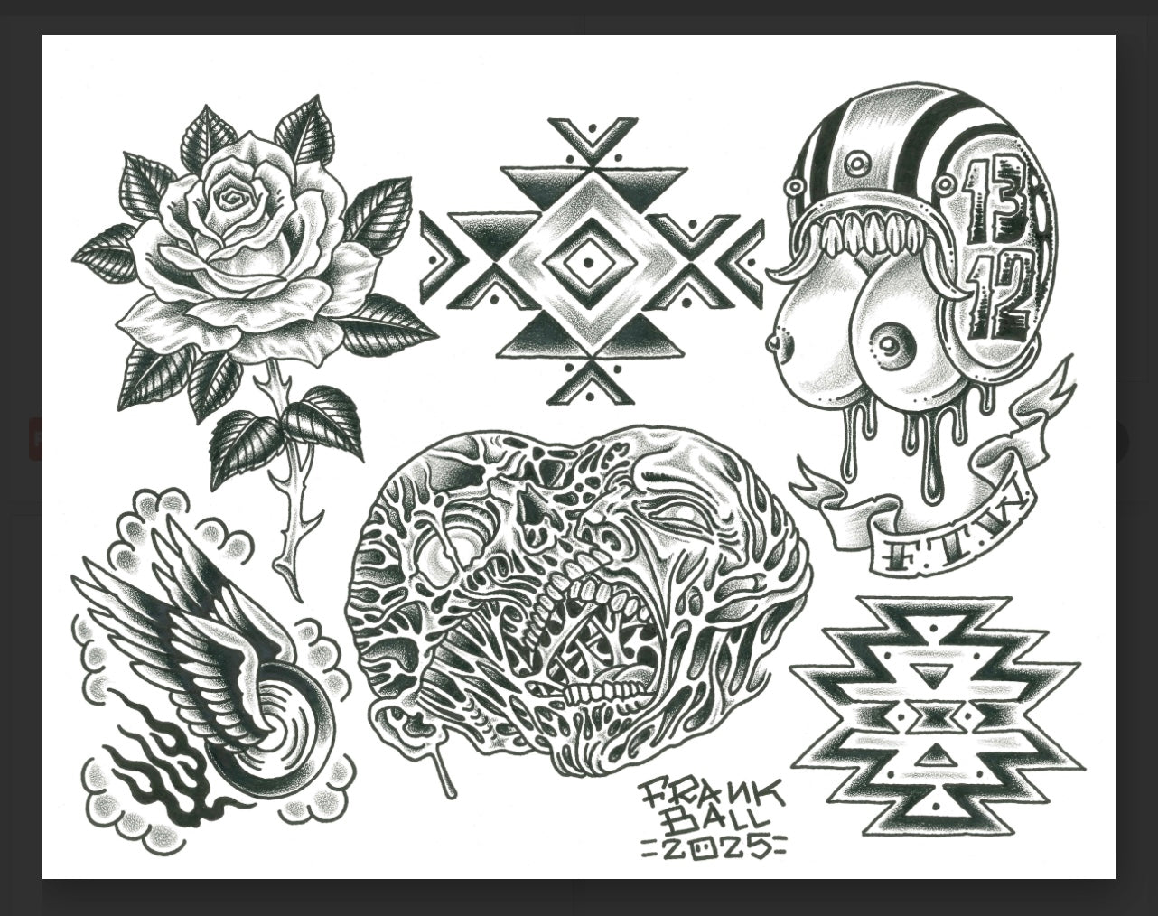 12 sheets dark frank Ball flash