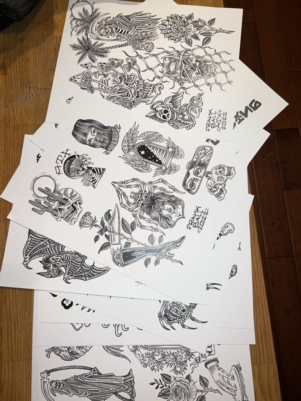 Set of 14 Flash Sheets